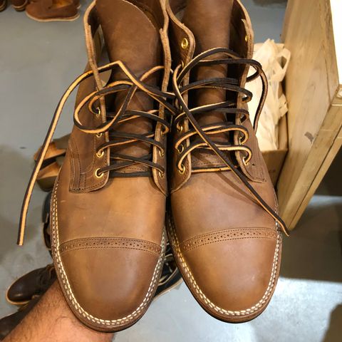 Viberg Service Boot PCT in Horween Crust Chromexcel