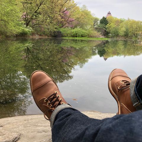 Viberg Service Boot PCT in Horween Crust Chromexcel
