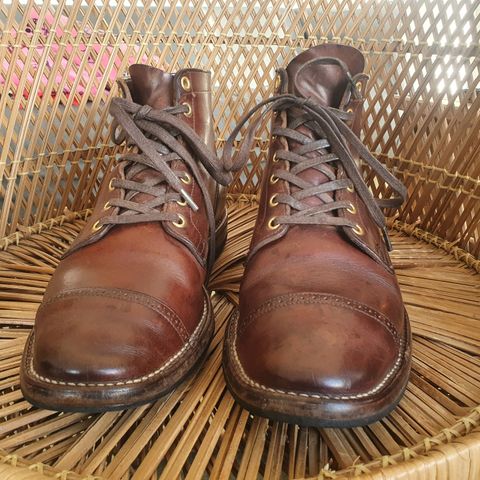 View photo of Viberg Service Boot PCT in Horween Crust Chromexcel