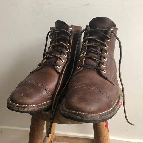 Viberg Service Boot PCT in Horween Crust Chromexcel