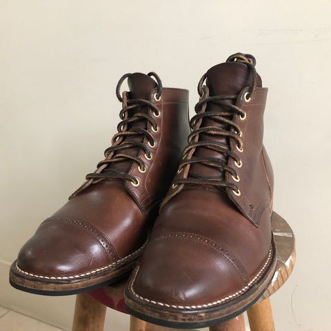 Viberg Service Boot PCT in Horween Crust Chromexcel