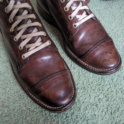 View photo of Viberg Service Boot PCT in Horween Crust Chromexcel