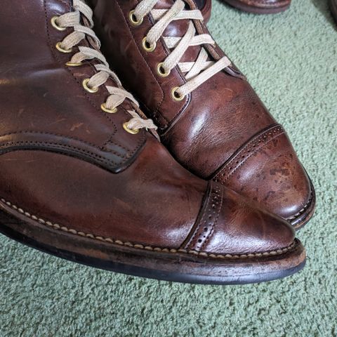 View photo of Viberg Service Boot PCT in Horween Crust Chromexcel