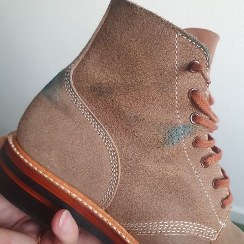 View photo of John Lofgren M-43 Service Shoes in Horween Natural Chromexcel Roughout