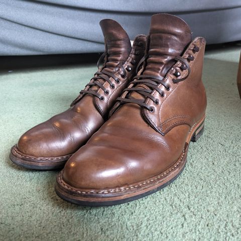 View photo of White's Stevens (Plain Toe) in Horween Natural Chromexcel