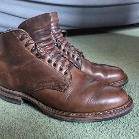 View photo of White's Stevens (Plain Toe) in Horween Natural Chromexcel