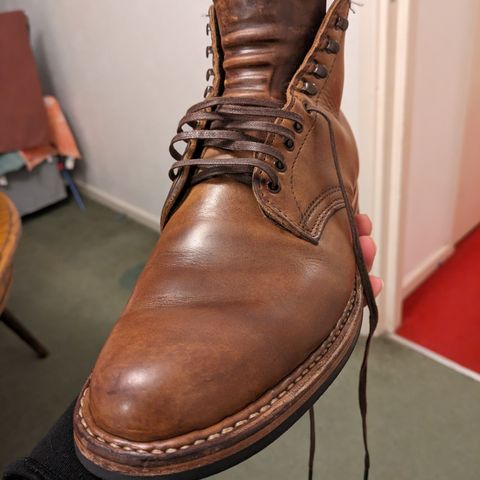 View photo of White's Stevens (Plain Toe) in Horween Natural Chromexcel