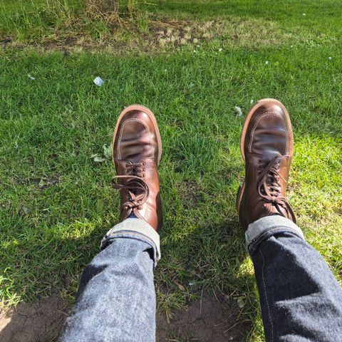 View photo of Alden Indy Boot in Horween Brown Chromexcel