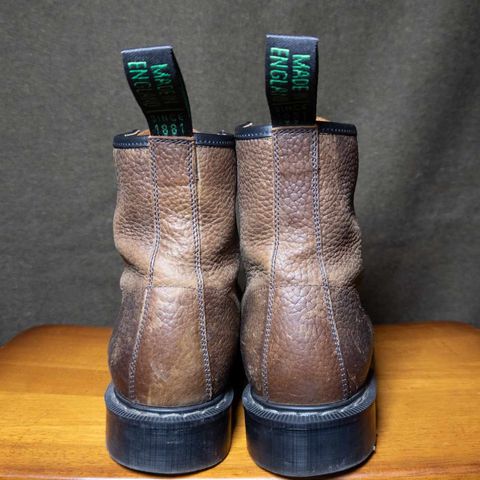 Solovair 8 Eye Derby Boot in Gaucho Brown Grain