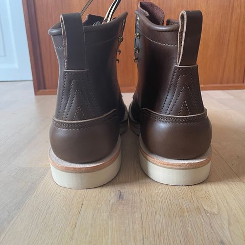 Nicks Moc Toe in Horween Dark Olive Chromexcel