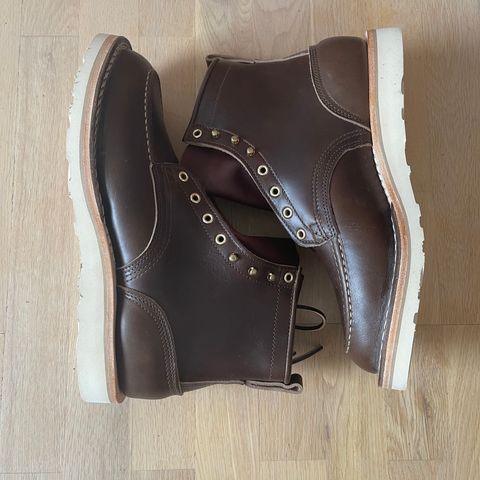 Nicks Moc Toe in Horween Dark Olive Chromexcel
