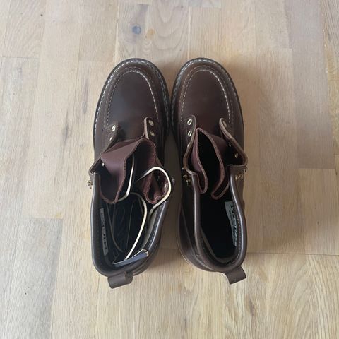 Nicks Moc Toe in Horween Dark Olive Chromexcel