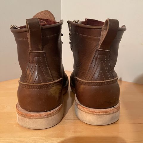 Nicks Moc Toe in Horween Dark Olive Chromexcel