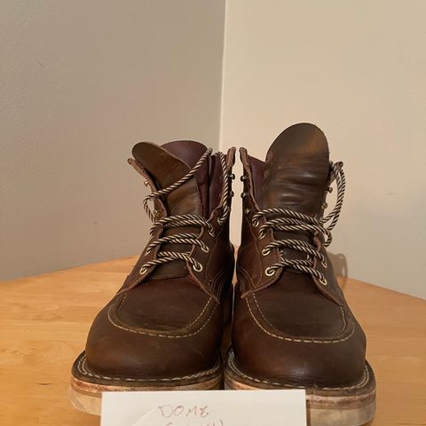Nicks Moc Toe in Horween Dark Olive Chromexcel