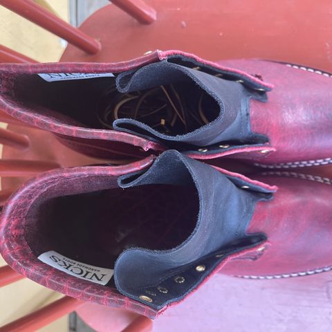 Nicks MTO in Law Tanning Oxblood Smooth Shruken Bison