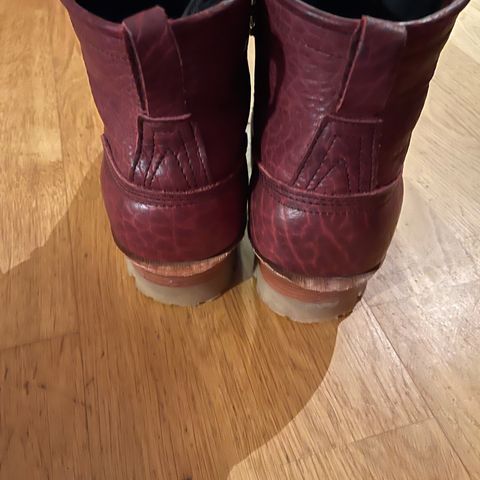 Nicks MTO in Law Tanning Oxblood Smooth Shruken Bison