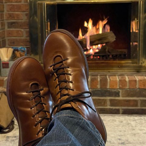 Crown Northampton Everdon in Horween Bourbon Shell Cordovan