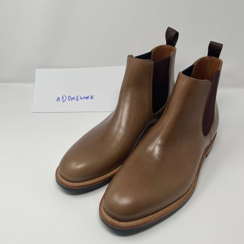 Grant Stone Chelsea Boot in Horween Natural Chromexcel