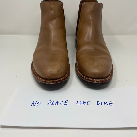 Grant Stone Chelsea Boot in Horween Natural Chromexcel