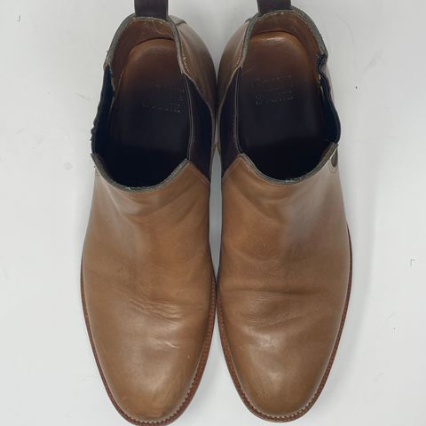 Grant Stone Chelsea Boot in Horween Natural Chromexcel
