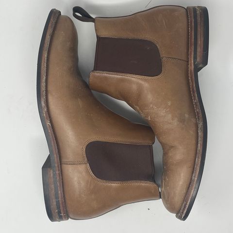 Grant Stone Chelsea Boot in Horween Natural Chromexcel