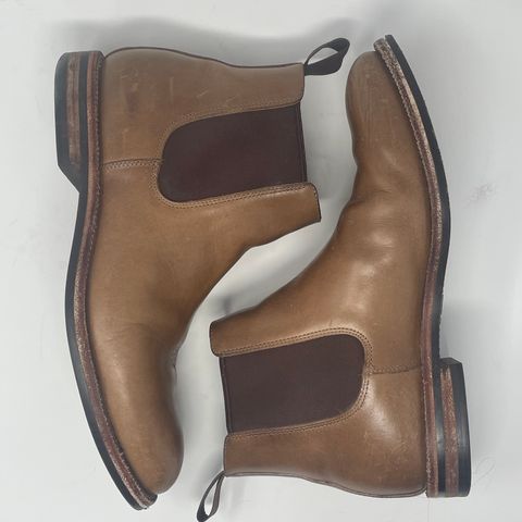 Grant Stone Chelsea Boot in Horween Natural Chromexcel