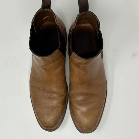 Grant Stone Chelsea Boot in Horween Natural Chromexcel