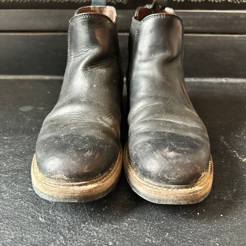 John Lofgren Chelsea Boots in Horween Black Chromexcel