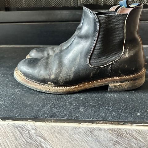 John Lofgren Chelsea Boots in Horween Black Chromexcel