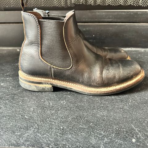 John Lofgren Chelsea Boots in Horween Black Chromexcel