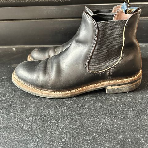 John Lofgren Chelsea Boots in Horween Black Chromexcel