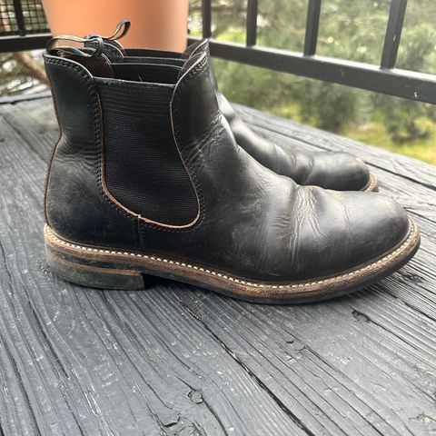 John Lofgren Chelsea Boots in Horween Black Chromexcel