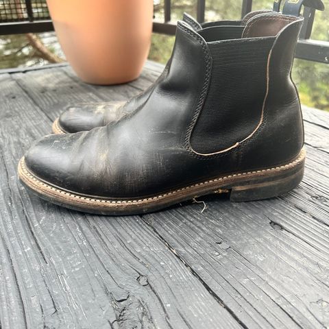 John Lofgren Chelsea Boots in Horween Black Chromexcel
