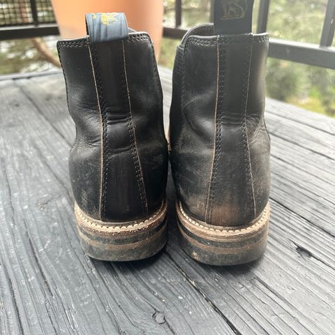 John Lofgren Chelsea Boots in Horween Black Chromexcel