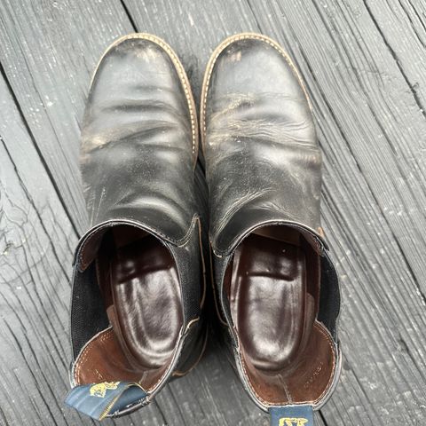 John Lofgren Chelsea Boots in Horween Black Chromexcel