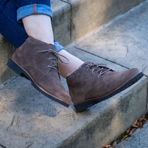 Ganter Chukka in C.F. Stead Snuff Janus Calf Suede