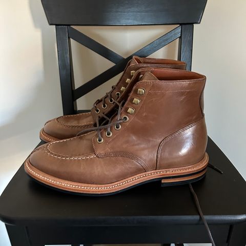 Grant Stone Ottawa Boot in Horween Dune Chromexcel