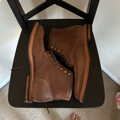 Grant Stone Ottawa Boot in Horween Dune Chromexcel