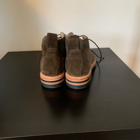 Taylor Stitch Unlisted Model in Olive Suede