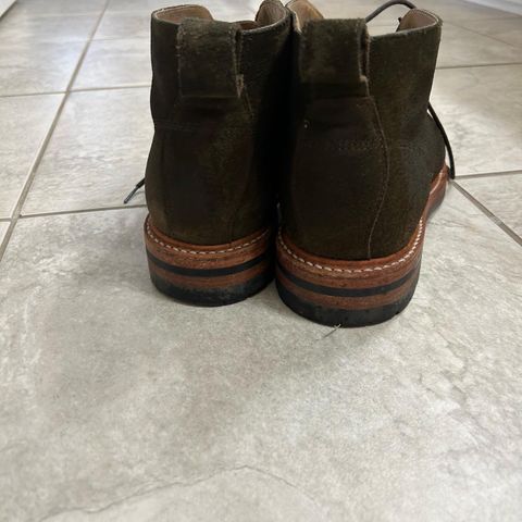 Taylor Stitch Unlisted Model in Olive Suede