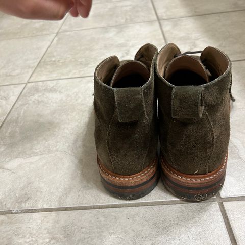 Taylor Stitch Unlisted Model in Olive Suede