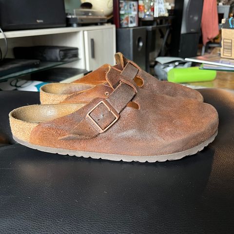 Search result thumbnail of Birkenstock Boston in Mink Suede