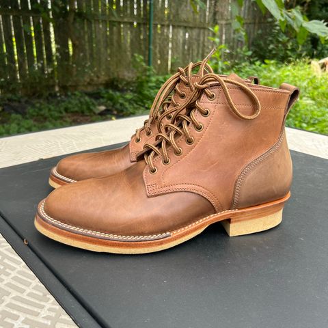 Monroe Unlisted Model in Horween Natural Chromexcel