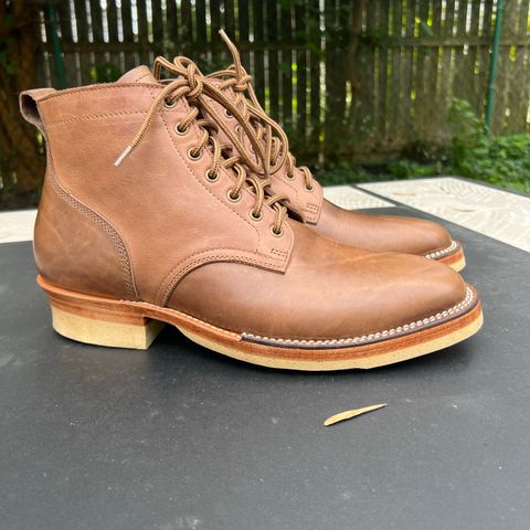 Monroe Unlisted Model in Horween Natural Chromexcel