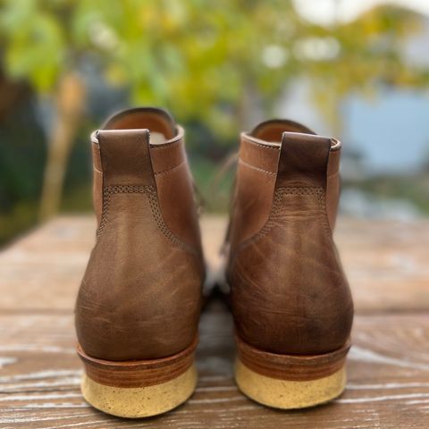 Monroe Unlisted Model in Horween Natural Chromexcel