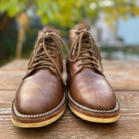Monroe Unlisted Model in Horween Natural Chromexcel