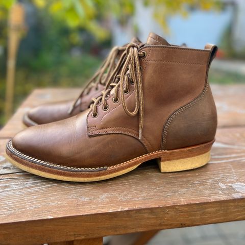 Monroe Unlisted Model in Horween Natural Chromexcel
