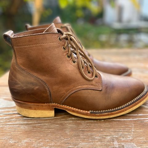Monroe Unlisted Model in Horween Natural Chromexcel