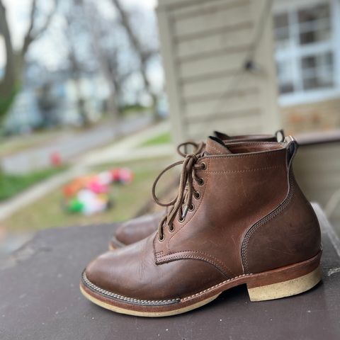 Monroe Unlisted Model in Horween Natural Chromexcel