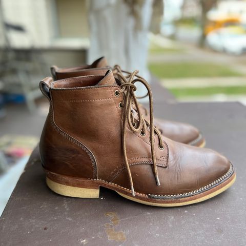 Monroe Unlisted Model in Horween Natural Chromexcel